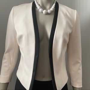 H&M | White and Black Blazer